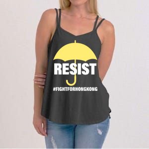 Resist. Fight For Hong Kong Women's Strappy Tank