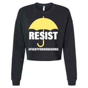 Resist. Fight For Hong Kong Cropped Pullover Crew