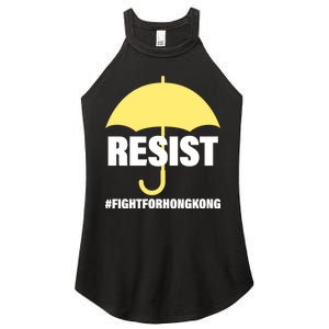 Resist. Fight For Hong Kong Women's Perfect Tri Rocker Tank