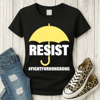 Resist. Fight For Hong Kong Womens T-Shirt
