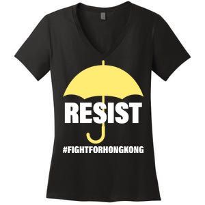 Resist. Fight For Hong Kong Women's V-Neck T-Shirt