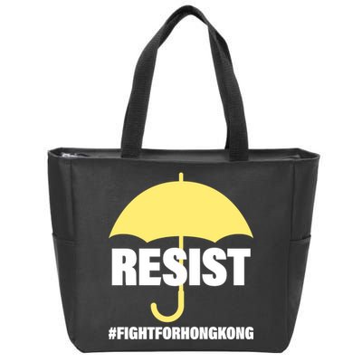 Resist. Fight For Hong Kong Zip Tote Bag