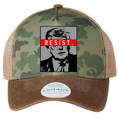 Resist. President Donald Trump Anti Trump The Resistance Legacy Tie Dye Trucker Hat