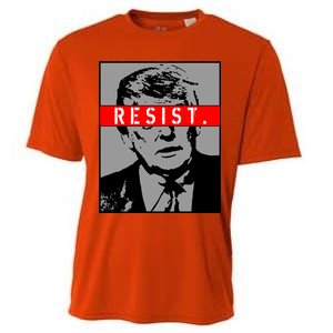 Resist. President Donald Trump Anti Trump The Resistance Cooling Performance Crew T-Shirt