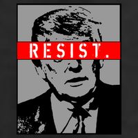 Resist. President Donald Trump Anti Trump The Resistance Cool Comfort Performance Bucket Hat