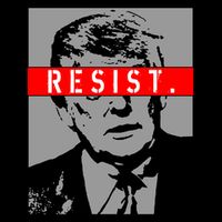 Resist. President Donald Trump Anti Trump The Resistance Apron