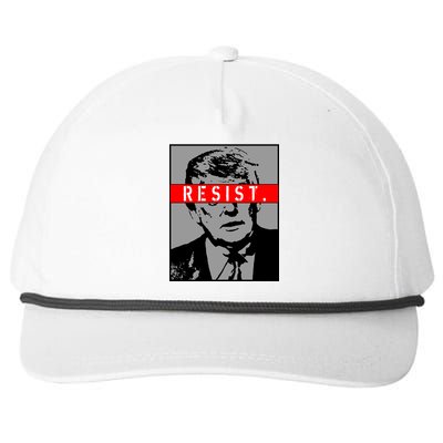 Resist. President Donald Trump Anti Trump The Resistance Snapback Five-Panel Rope Hat