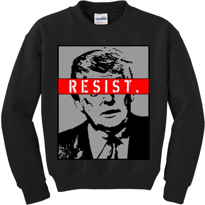 Resist. President Donald Trump Anti Trump The Resistance Kids Sweatshirt
