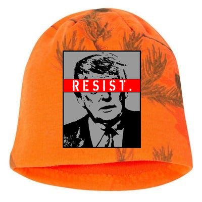 Resist. President Donald Trump Anti Trump The Resistance Kati - Camo Knit Beanie