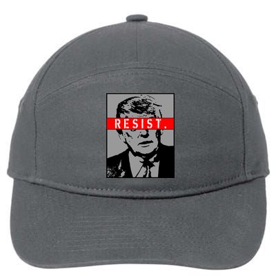 Resist. President Donald Trump Anti Trump The Resistance 7-Panel Snapback Hat