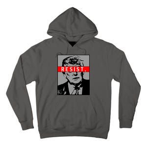 Resist. President Donald Trump Anti Trump The Resistance Tall Hoodie