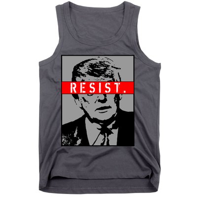 Resist. President Donald Trump Anti Trump The Resistance Tank Top