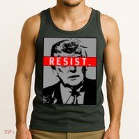 Resist. President Donald Trump Anti Trump The Resistance Tank Top