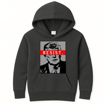 Resist. President Donald Trump Anti Trump The Resistance Kids Hoodie