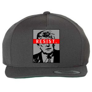 Resist. President Donald Trump Anti Trump The Resistance Wool Snapback Cap