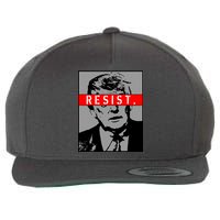 Resist. President Donald Trump Anti Trump The Resistance Wool Snapback Cap