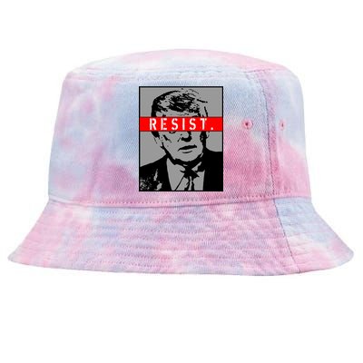 Resist. President Donald Trump Anti Trump The Resistance Tie-Dyed Bucket Hat