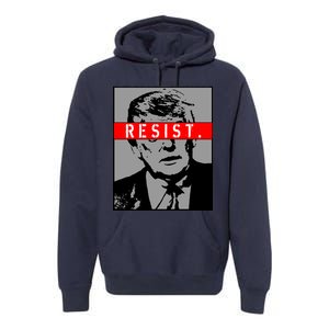 Resist. President Donald Trump Anti Trump The Resistance Premium Hoodie