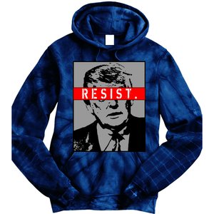 Resist. President Donald Trump Anti Trump The Resistance Tie Dye Hoodie