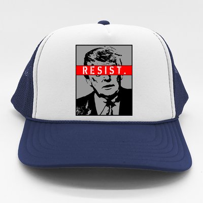 Resist. President Donald Trump Anti Trump The Resistance Trucker Hat