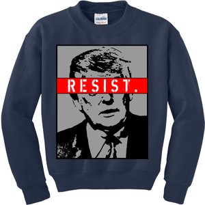 Resist. President Donald Trump Anti Trump The Resistance Kids Sweatshirt