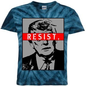 Resist. President Donald Trump Anti Trump The Resistance Kids Tie-Dye T-Shirt