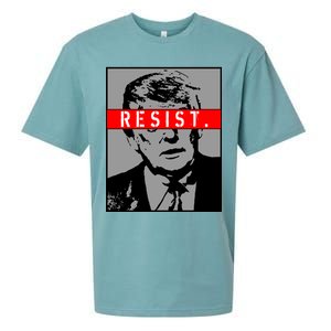 Resist. President Donald Trump Anti Trump The Resistance Sueded Cloud Jersey T-Shirt