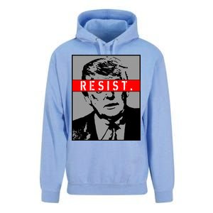 Resist. President Donald Trump Anti Trump The Resistance Unisex Surf Hoodie