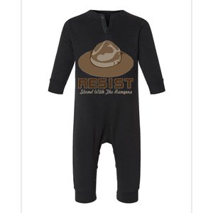 Resist. Stand With the Rangers National Parks Infant Fleece One Piece