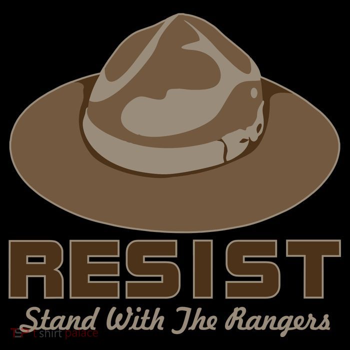 Resist. Stand With the Rangers National Parks Tall T-Shirt