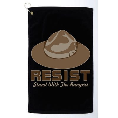 Resist. Stand With the Rangers National Parks Golf Towel
