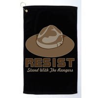 Resist. Stand With the Rangers National Parks Golf Towel