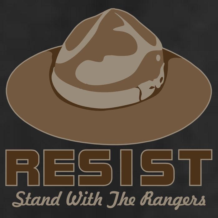 Resist. Stand With the Rangers National Parks Golf Towel
