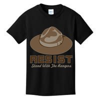 Resist. Stand With the Rangers National Parks Kids T-Shirt