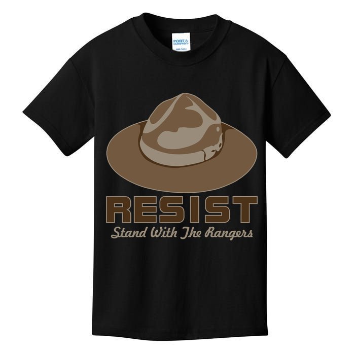 Resist. Stand With the Rangers National Parks Kids T-Shirt