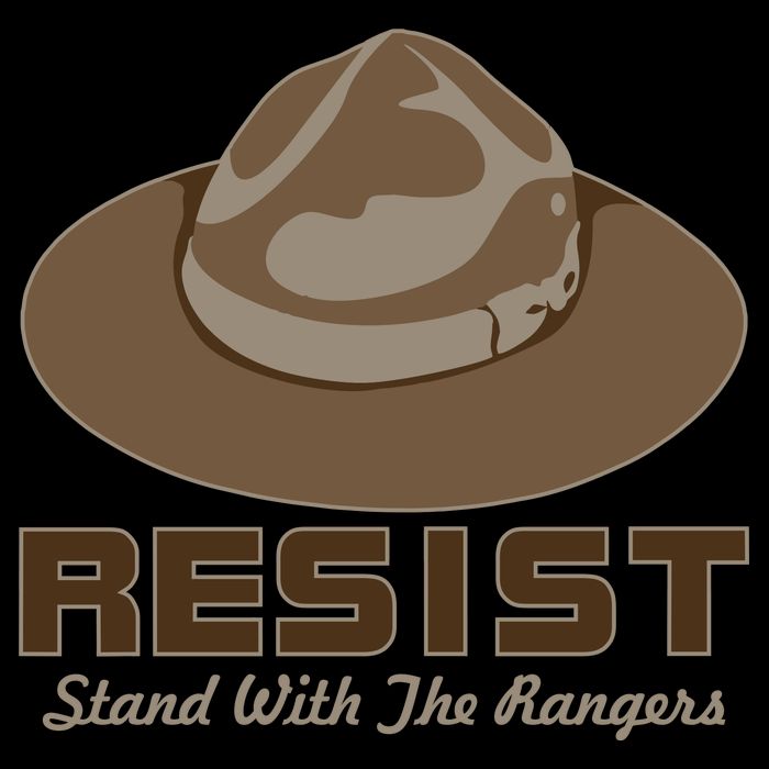 Resist. Stand With the Rangers National Parks Kids T-Shirt