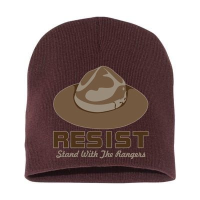 Resist. Stand With the Rangers National Parks Short Acrylic Beanie