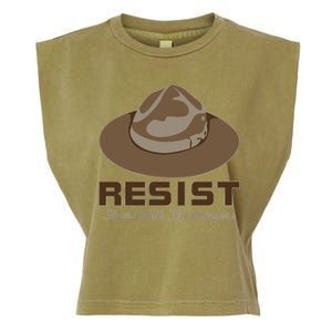 Resist. Stand With the Rangers National Parks Garment-Dyed Women's Muscle Tee