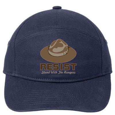 Resist. Stand With the Rangers National Parks 7-Panel Snapback Hat