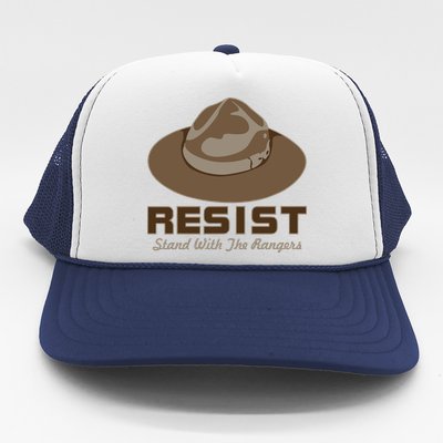 Resist. Stand With the Rangers National Parks Trucker Hat