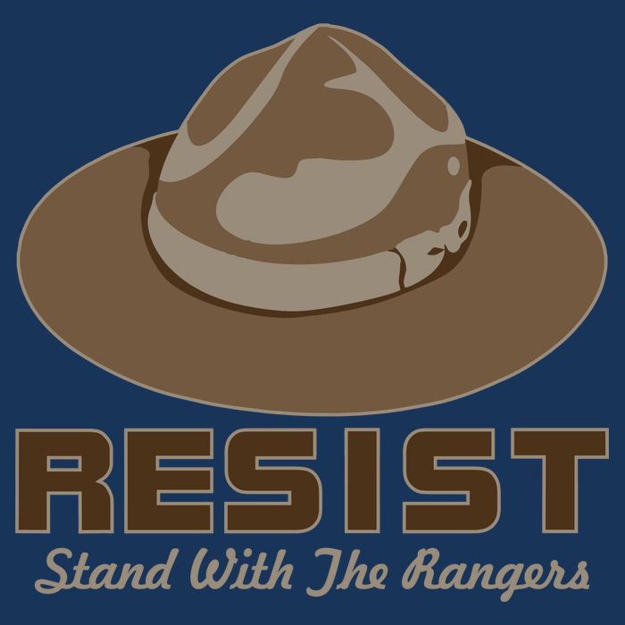 Resist. Stand With the Rangers National Parks Infant Baby Jersey Bodysuit