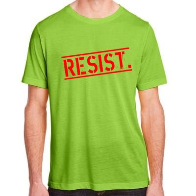 Resist. Vintage Army Stamp Anti Trump Resistance Adult ChromaSoft Performance T-Shirt