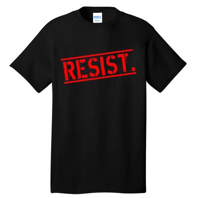 Resist. Vintage Army Stamp Anti Trump Resistance Tall T-Shirt