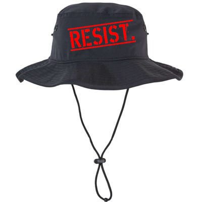 Resist. Vintage Army Stamp Anti Trump Resistance Legacy Cool Fit Booney Bucket Hat