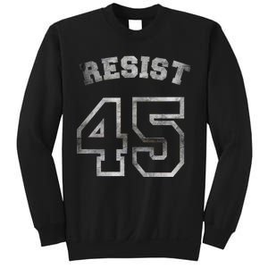 Resist 45 Stone Logo Anti Trump Resistance Sweatshirt