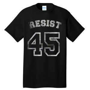 Resist 45 Stone Logo Anti Trump Resistance Tall T-Shirt