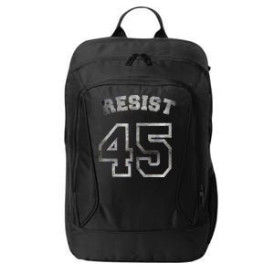 Resist 45 Stone Logo Anti Trump Resistance City Backpack