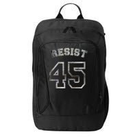 Resist 45 Stone Logo Anti Trump Resistance City Backpack