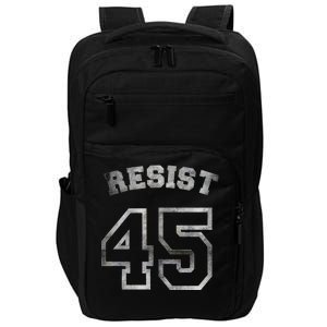 Resist 45 Stone Logo Anti Trump Resistance Impact Tech Backpack