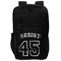 Resist 45 Stone Logo Anti Trump Resistance Impact Tech Backpack